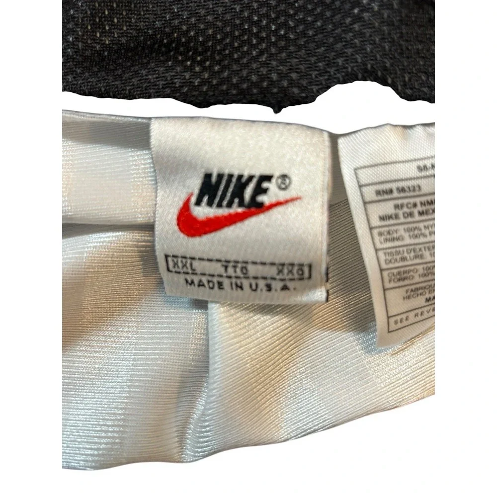 VTG Nike Reversible Mesh Jersey Tank Men XXL‎ White Black Basketball Swoosh 90s